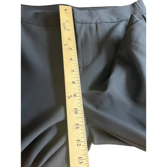 Athleta Stellar Straight Crop Pants Womens Black Stretch Size 8 - Picture 13 of 13